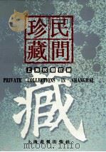 上海民间珍藏 图集 1994 PDF电子版封面 7805301301 大地文化社等编