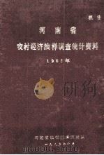 河南省农村经济抽样调查统计资料  1985（1986 PDF版）