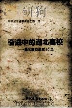 奋进中的湖北高校 湖北高校改革10年 1994 PDF电子版封面 7307015374 中共湖北省委高校工委编