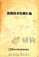 胶接技术实例汇编 1981 PDF电子版封面 广西壮族自治区柳州市科技情报研究所编