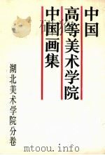 中国高等美术学院中国画集 湖北美术学院分卷 1988 PDF电子版封面 753560191X 邵声朗主编