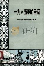 一九八五年的云南 1986 PDF电子版封面 中共云南省委政策研究室编