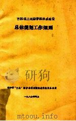 吉林省三北防护林体系建设  总体规划工作细则   1987  PDF电子版封面    吉林省“三北”防护林体系建设体规划办公室编 