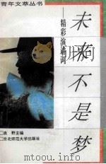 未来不是梦 精彩演讲词 1993 PDF电子版封面 7560210309 袁野主编