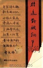 精选对联钢笔字帖 1989 PDF电子版封面 7307003910 曾庆福书