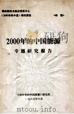 2000年的中国能源专题研究报告（1985 PDF版）