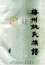 梅州姚氏族谱  第4册   1992  PDF电子版封面    姚美良主编 