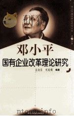 邓小平国有企业改革理论研究  第19分册   1999  PDF电子版封面  7801004671  汪向东，刘延峰编著 