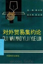 对外贸易集约论   1994  PDF电子版封面  7800704297  袁文祺主编；陈家勤，庄崚副主编 