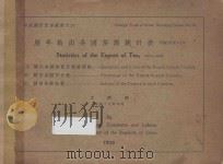 历年输出各国茶类统计表 民国元年至十七年 汉英对照 1929 PDF电子版封面 工商部编