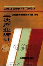 三次产业统计 1993 PDF电子版封面 7541604933 云南省国民经济核算办公室编著
