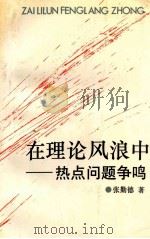 在理论风浪中 热点问题争鸣 1993 PDF电子版封面 7540206462 张勤德著