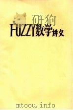 FUZZY数学讲义 PDF电子版封面