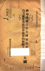 总裁国庆日告全国军民书讨论大纲 自力更生与教育学术界的组织力讨论书 1940 PDF电子版封面 福建省执行委员会编