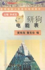 电能表 1999 PDF电子版封面 7801257464 孙成宝主编;黄寿海,鲁克俭编