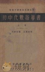 初中代数指导书  上（1933 PDF版）