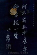 河北省立水产专科学校一览（1934 PDF版）