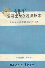 混凝土无损检测技术 1996 PDF电子版封面 7800905527 国家建筑工程质量监督检验中心主编
