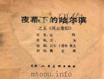 夜幕下的哈尔滨之五《风云变幻》 PDF电子版封面 陈玙原著;方为改编;百石卜慧华绘画