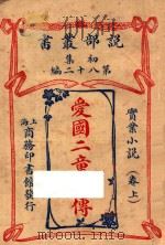 爱国二童子传 实业小说 卷上 初集 第82编 1914 PDF电子版封面 (法)沛那著