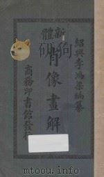 新体肖像画解说 1920 PDF电子版封面 李鸿梁编纂