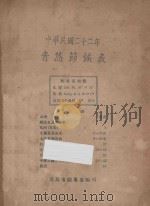 青岛节候表  中华民国二十二年（1933 PDF版）