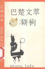 巴楚文萃 1995 PDF电子版封面 7206023312 张国春,白晓萍(执行)主编