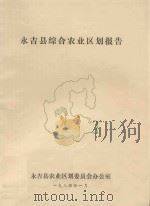 永吉县综合农业区划报告   1984  PDF电子版封面    永吉县农业区划委员会办公室 