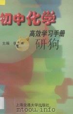初中化学高效学习手册 1997 PDF电子版封面 7313019262 张发新主编