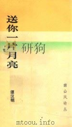 南山风诗丛 送你一片月亮 1993 PDF电子版封面 756140882X 谭汉明著