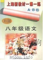上海新教材一课一练AB卷 八年级 语文 H版 1997 PDF电子版封面 7543911264 本书编写组编