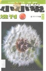 小小说选刊 总313-318期 合订本 春之卷 PDF电子版封面 杨晓敏主编