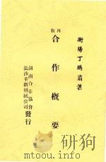 合作概要 1937 PDF电子版封面 丁鹏翥著
