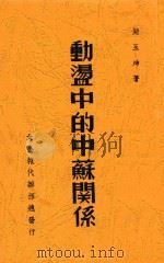动荡中的中苏关系 1938 PDF电子版封面 储玉坤著