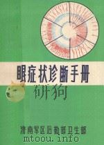 眼症状诊断手册 1977 PDF电子版封面 济南军区后勤部卫生部编