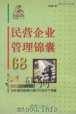 民营企业管理锦囊68 1999 PDF电子版封面 7801083466 刘金星著
