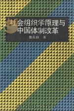社会组织学原理与中国体制改革 1992 PDF电子版封面 7300013163 鲁品越著
