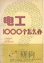 电工1000个怎么办 1994 PDF电子版封面 7800225852 张盖楚主编;秦华秾主审