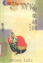 想象胡同   1998  PDF电子版封面  7222023135  铁凝著 