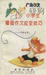 广角作文 小学生看图作文应变技巧 二-三年级适用 1994 PDF电子版封面 7805429049 张伟,范炳,王平凌编