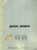 QUICK DESIGN  实用花边百科   1984  PDF电子版封面    吕绍鄂，简志忠著 