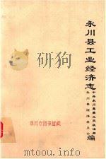 永川县工业经济志 PDF电子版封面 中共永川县委公交政治部编