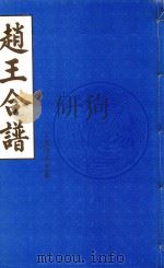 赵王合谱 第13卷 1997 PDF电子版封面