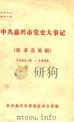 中共嘉兴市党史大事记  征求意见稿  1983.10-1990（ PDF版）