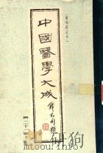 中国医学大成  21  重刊订正本（1990 PDF版）