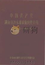 中国共产党湖南省冷水滩市组织史资料  1960.2-1989.4（1990 PDF版）