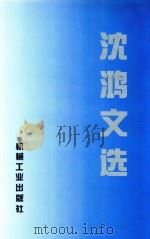 沈鸿文选 1993 PDF电子版封面 7111038940 沈鸿著