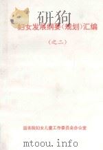 妇女发展纲要 规划 汇编 之二 PDF电子版封面 国务院妇女儿童工作委员会办公室编