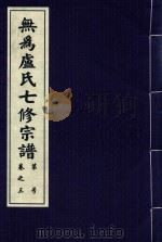 无为卢氏七修宗谱  卷3（ PDF版）
