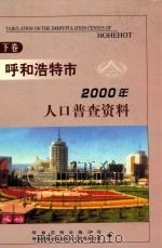 呼和浩特市2000年人口普查资料（计算机汇总）  下（ PDF版）